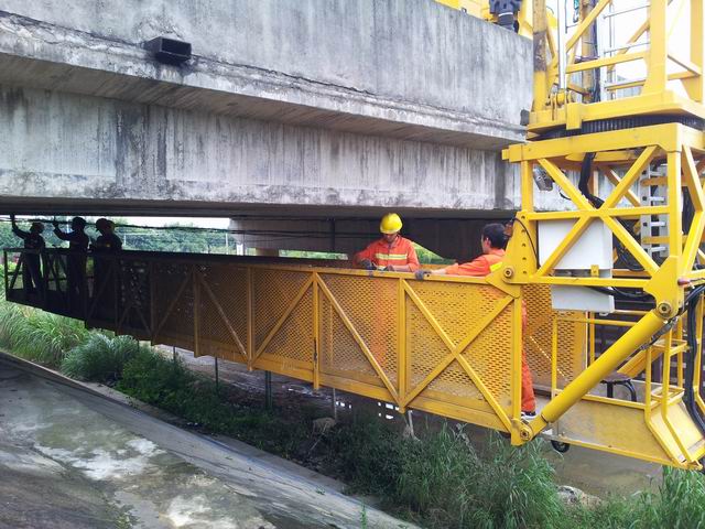 福銀高速沙堤大橋加固檢測