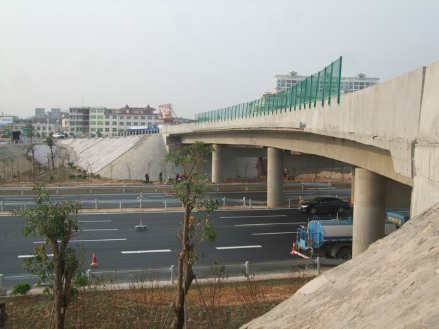 莆田段擴建工程PA4標(biāo)仙游互通A匝道橋橋梁加固檢測